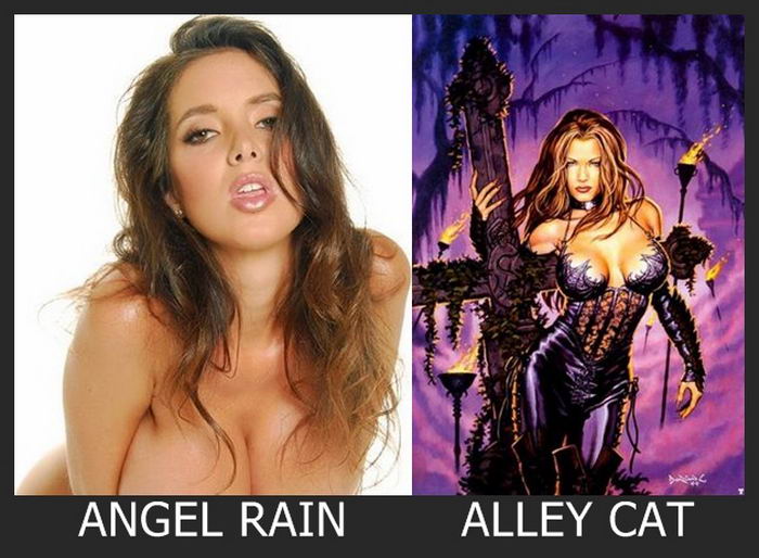 Angel Rain como Alley Cat