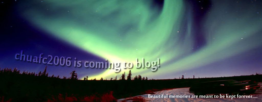 chuafc2006 is coming to blog!