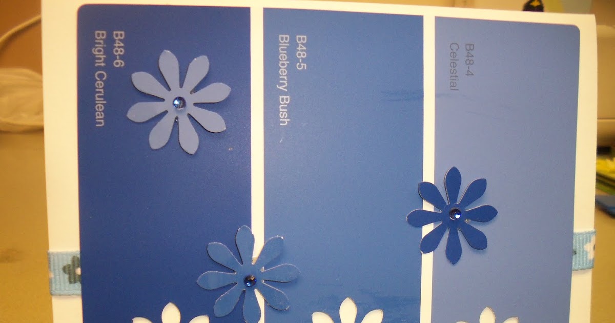 OAK Creations Paint Chip Cards Rainbow