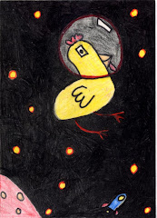 Chick in space (by Sophie)