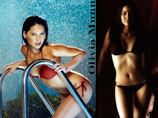 Hollywood Model Olivia Munn Hot Bikini Wallpaper
