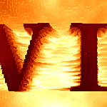 Lava and fire text