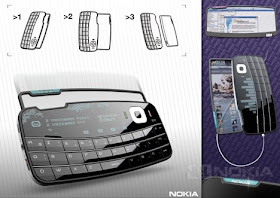up2date tech stylish nokia e97 envelope concept cell phone