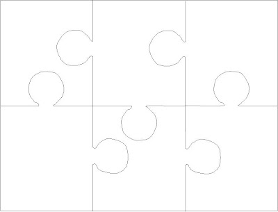 jigsaw puzzle blank