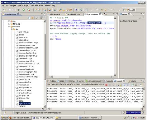 direct log messages to a file