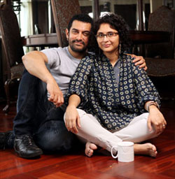 Aamir Khan with Kiran Rao