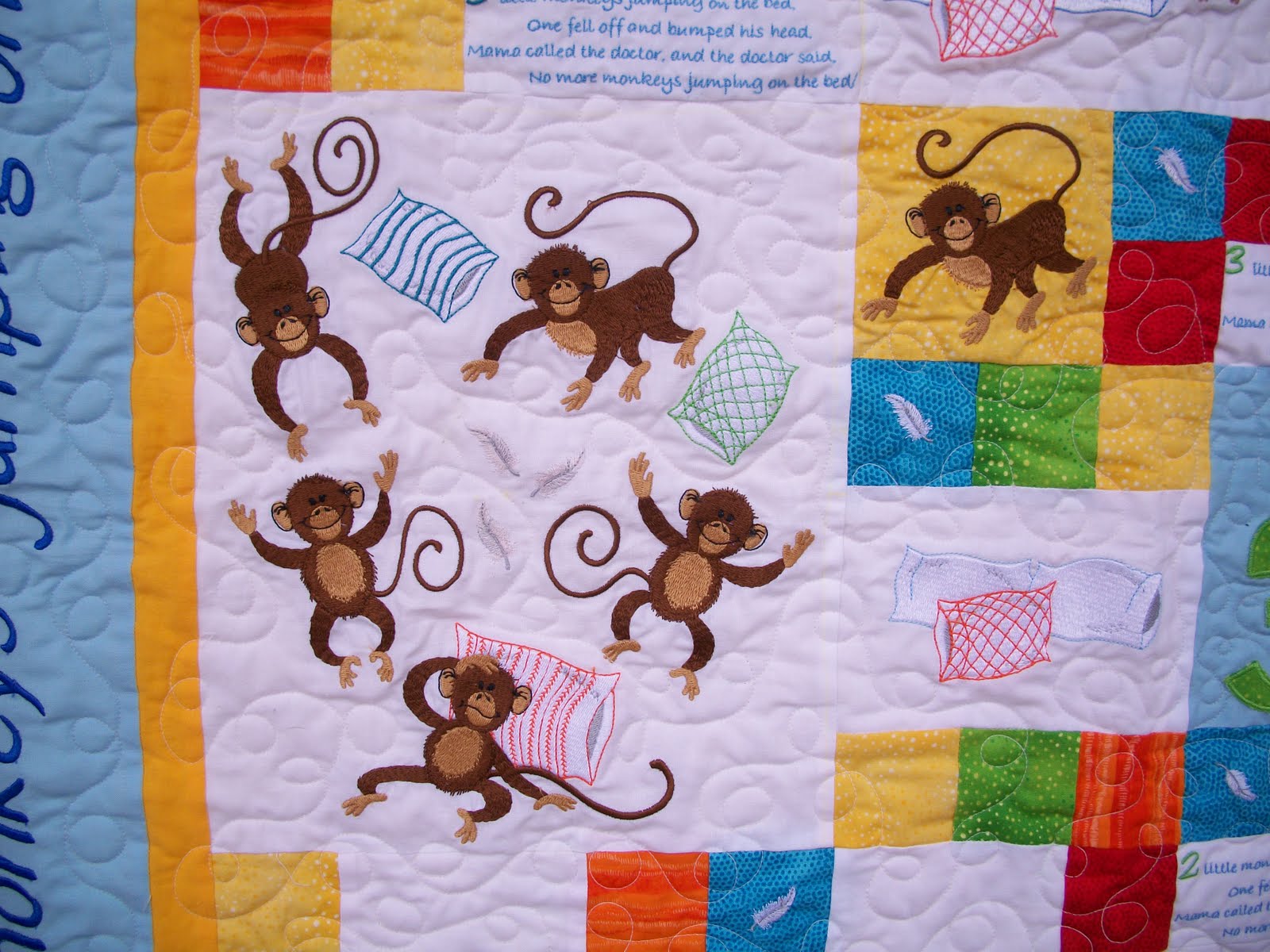 monkey quilt pattern