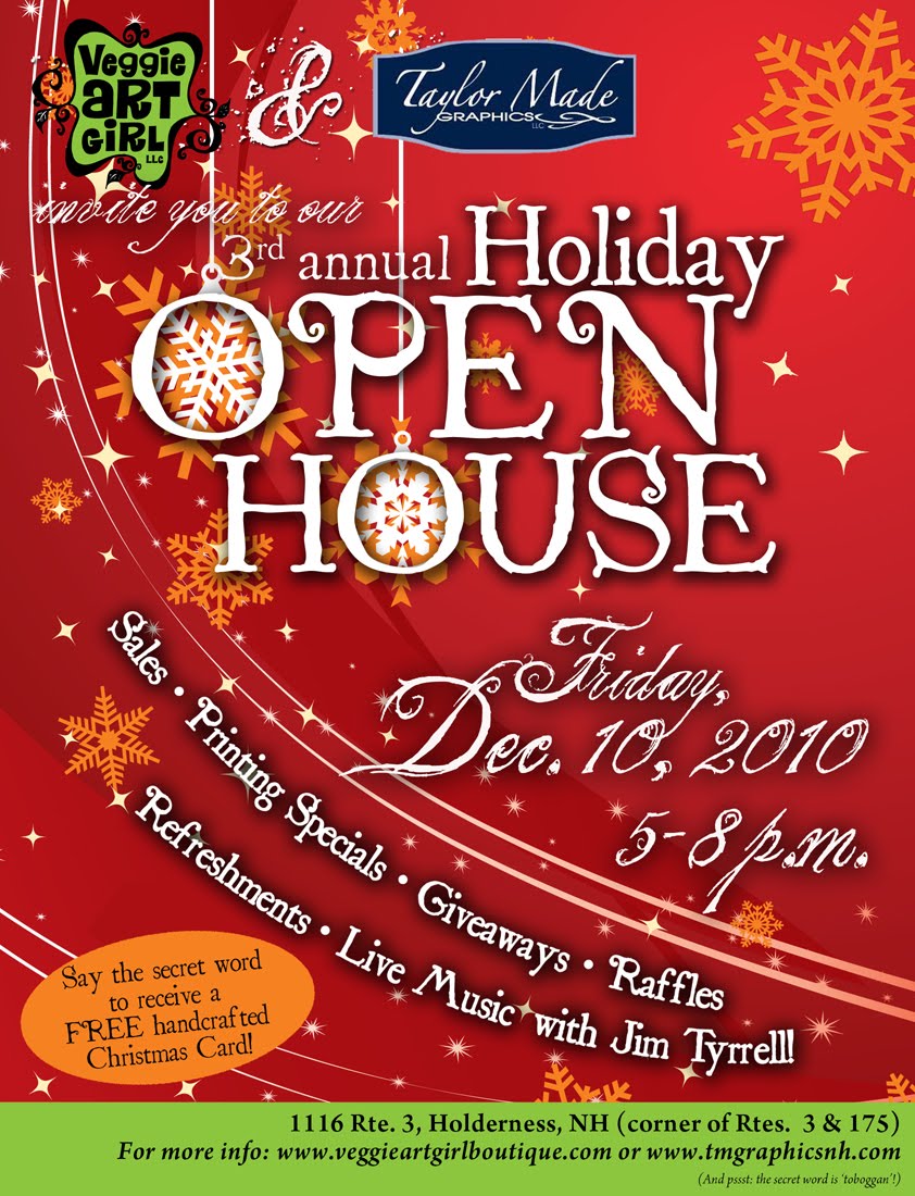 VeggieArtGirl: Holiday Open House!
