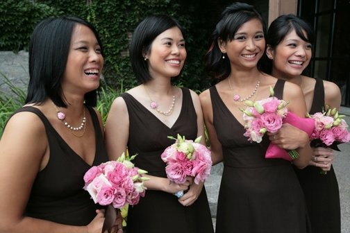 The Bridesmaids Laughing