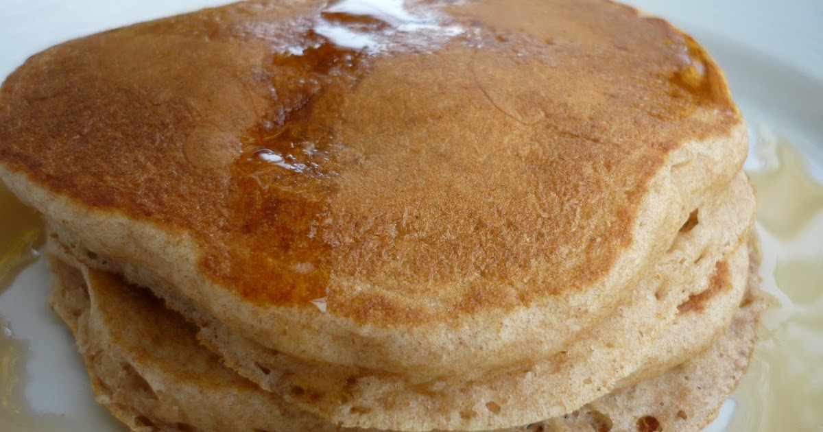 One Dozen Eggs Whole Wheat Pancakes made lighter...