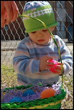 Ethan at his first Easter Egg Hunt
