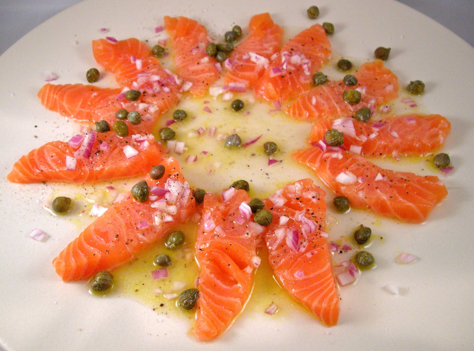 Foodism Mom Salmon Carpaccio