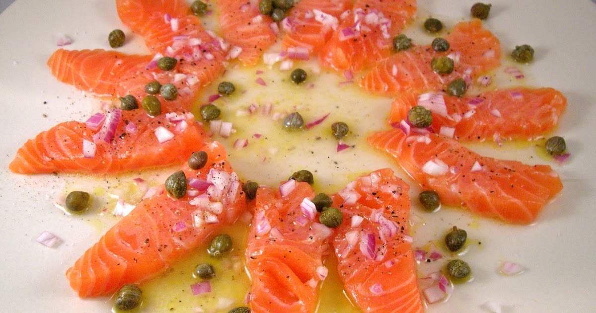 Foodism Mom Salmon Carpaccio