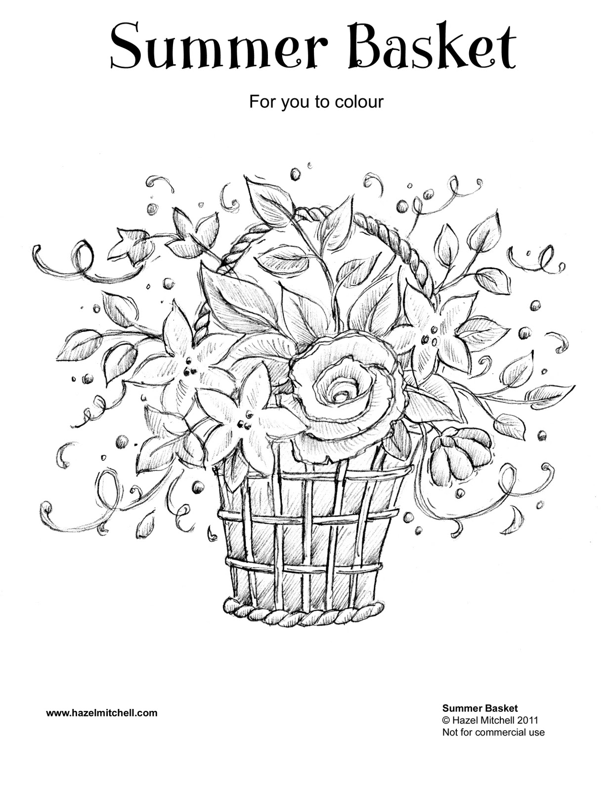 Colouring Basket