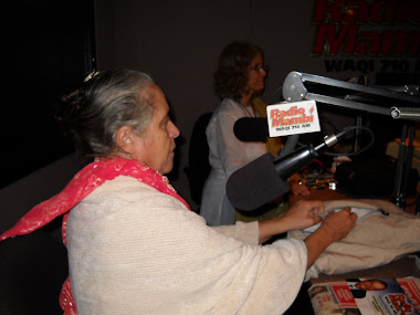 IRMA GARCIA LLEGO A MIAMI DESDE LA INDIA PARA CONVERSAR CON LOS OYENTES DE WAQI.