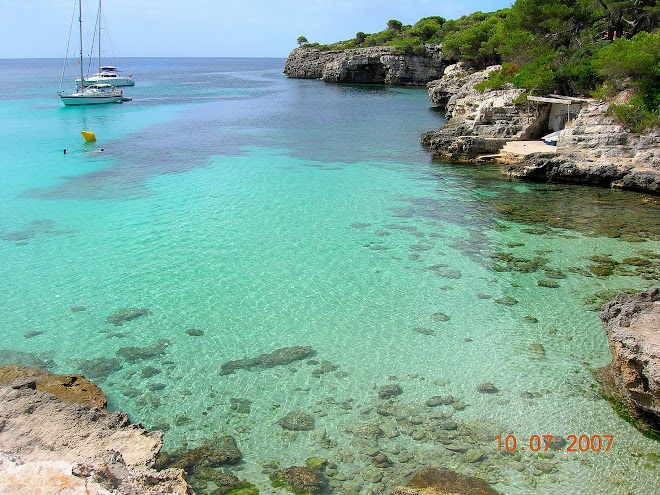 il mare dell'isola di Minorca