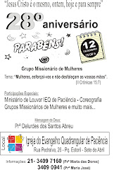 28º Aniversário do Grupo Missionário de Mulheres