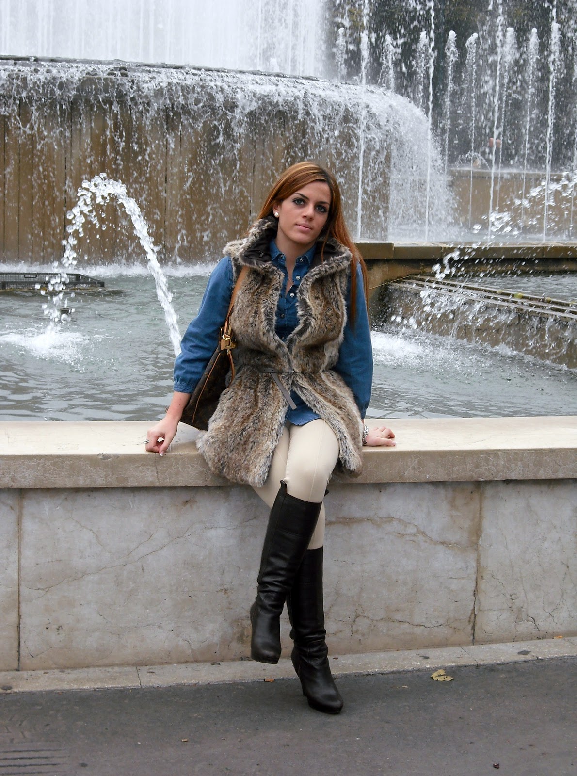 Zara Fur Vest