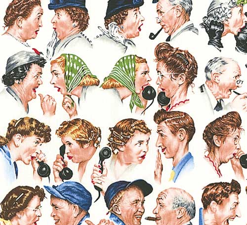 Norman Rockwell Gossip