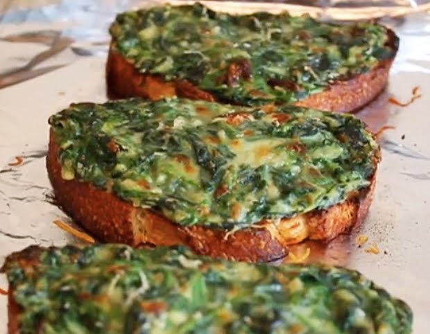 Food Wishes Video Recipes: Leftover Special: Quick and Easy Spinach Toast