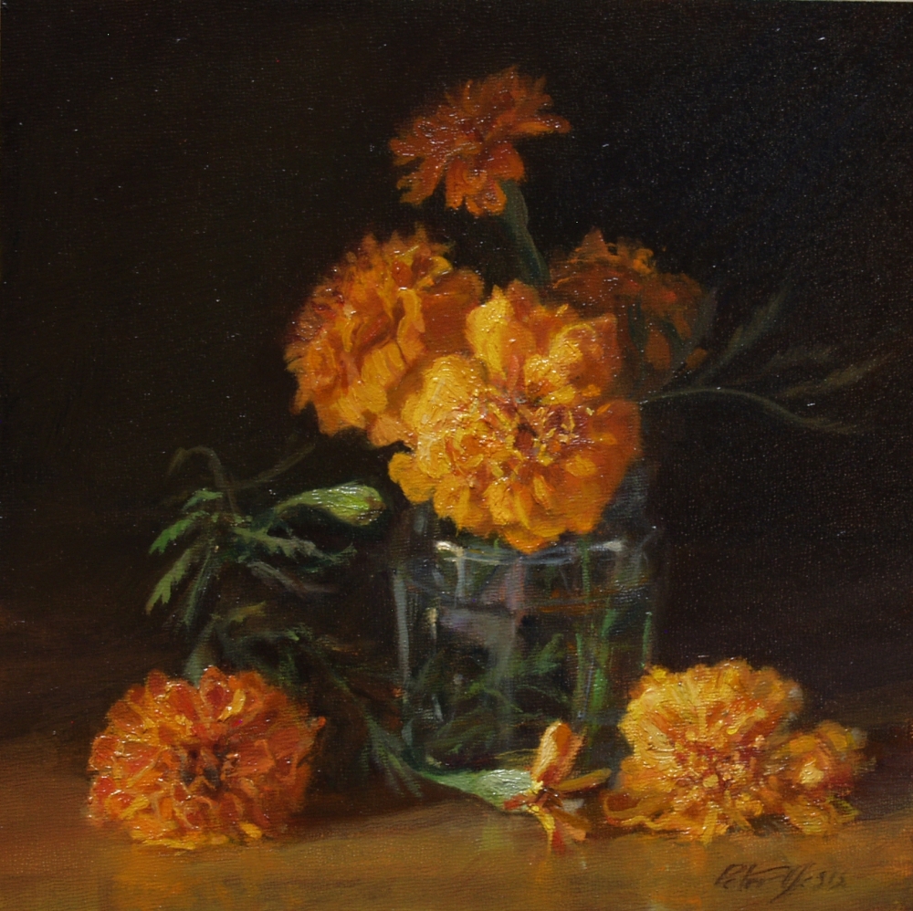 Daily Painting Practice Daily Painting Practice Marigolds