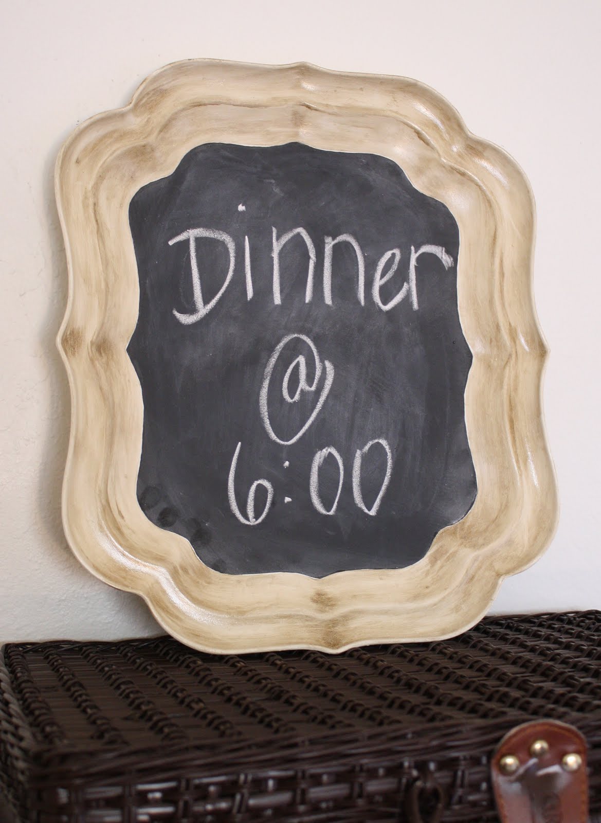 Honey and Maple Syrup Chalkboard Tray
