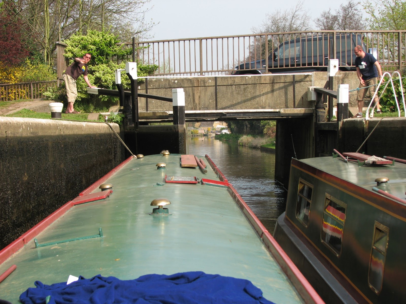 Narrow boating in England