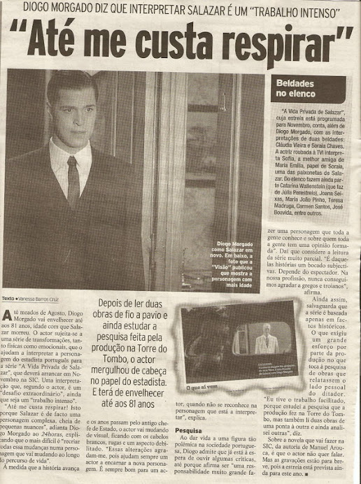 Artigo do jornal 24 horas