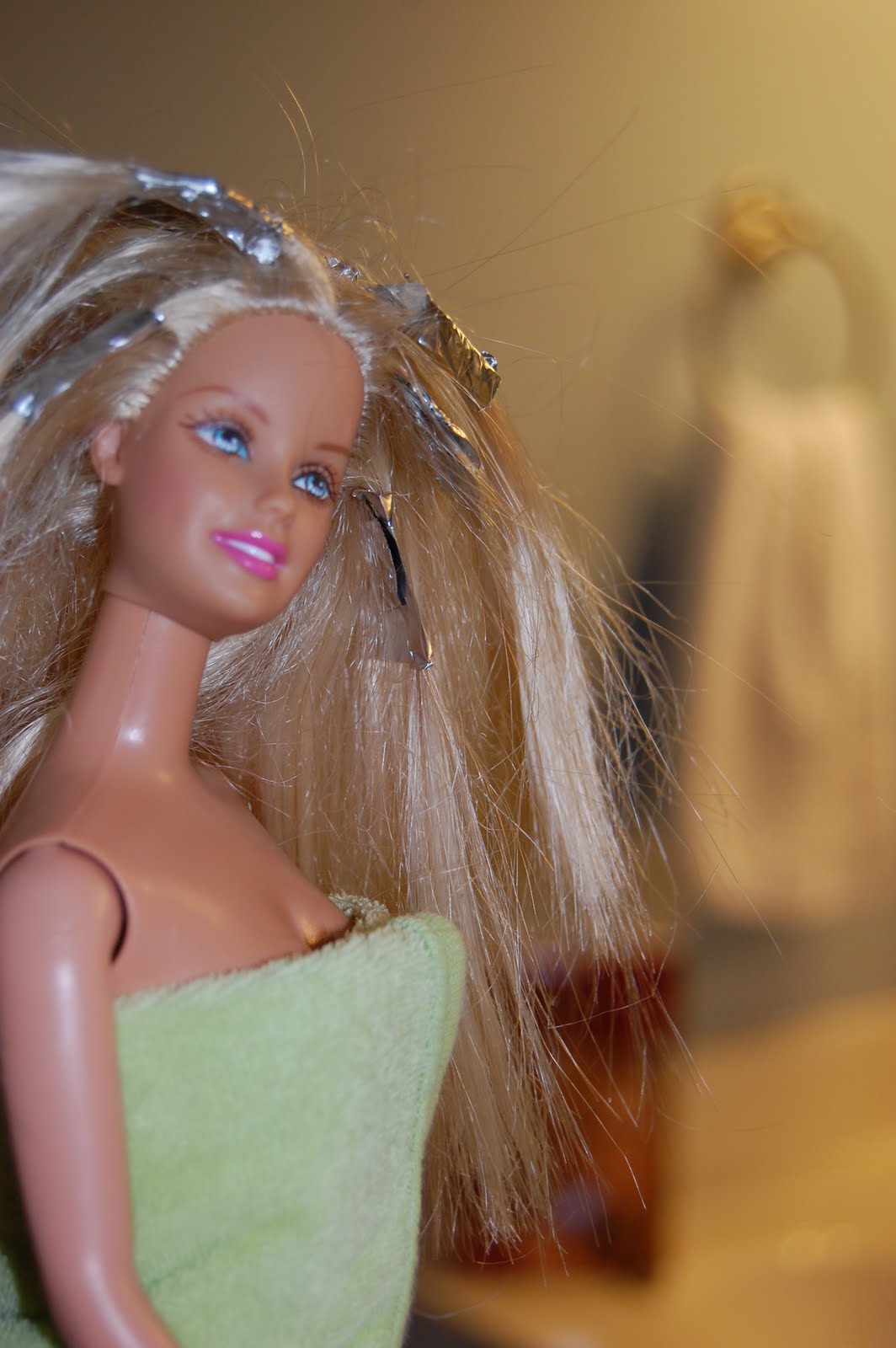 barbie blonde hair color