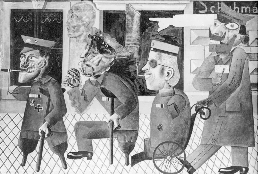 Otto Dix »Les joueurs de SKAT » ou » invalides de guerre jouant aux cartes  ». – Histoire des arts ,Ni l'un ni l'autre