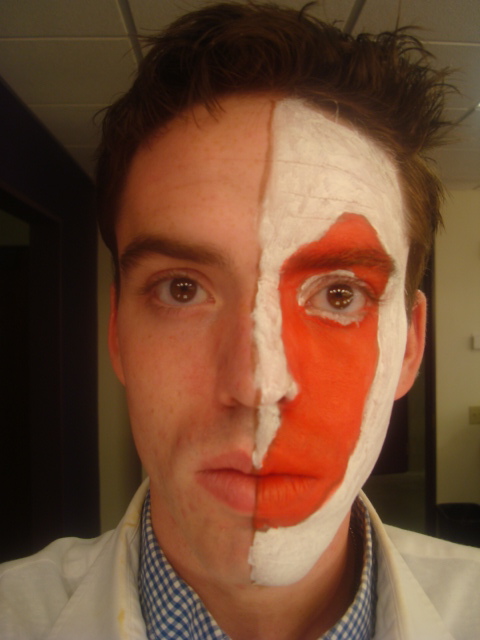 clown faces makeup. Clown Face Half and Whole