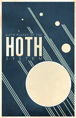 typographic poster of hoth
