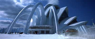 Ice palace in Bond film