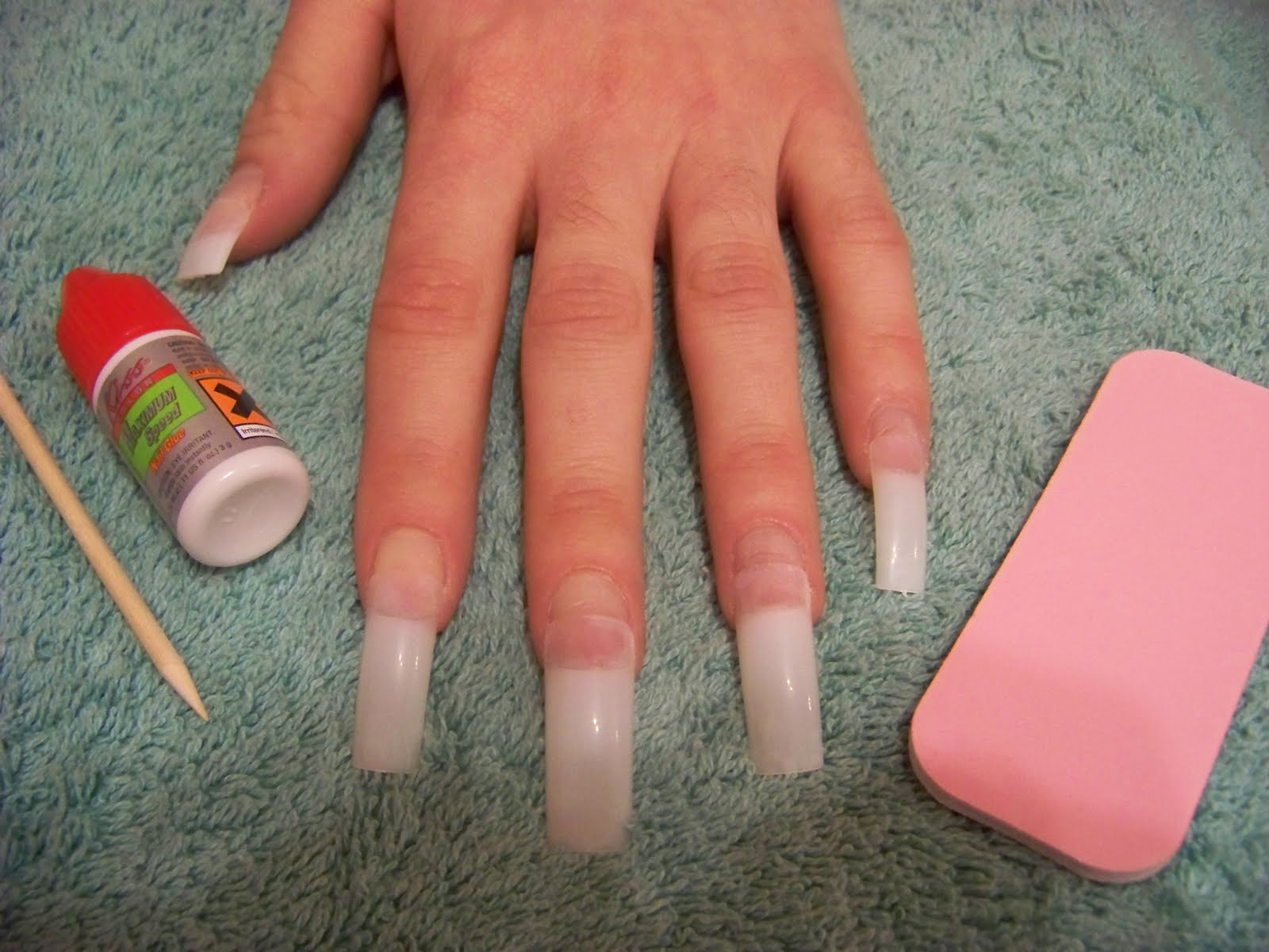 2. Acrylic Nail Tips in Spring Colors - wide 3