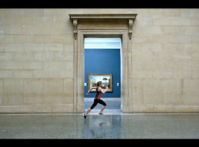 martin creed runner at the tate
