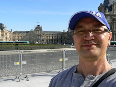 Outside the Louvre, Paris