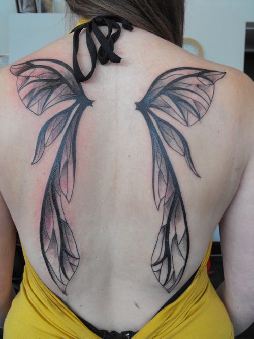 Dragon+with+dragonfly+wings+tattoo