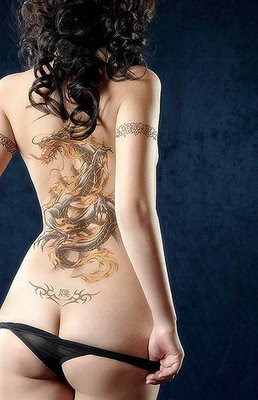 girl dragon tatto,girl dragon tatto