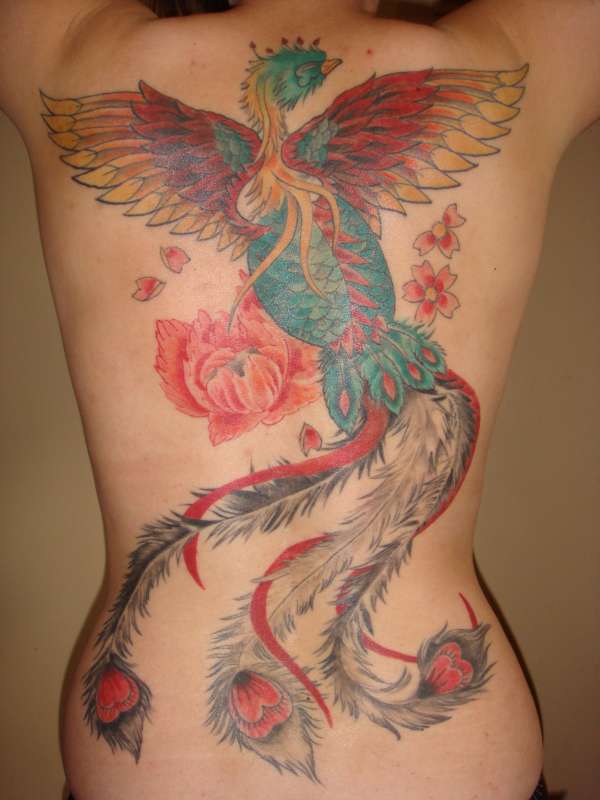 Female Tattoo Designs With Phoenix Tattoo Pics Especially Back Body Phoenix