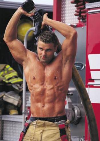 pics of fireman. brave firemen who can hose