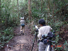 CK (front carrying his scope) and Jason