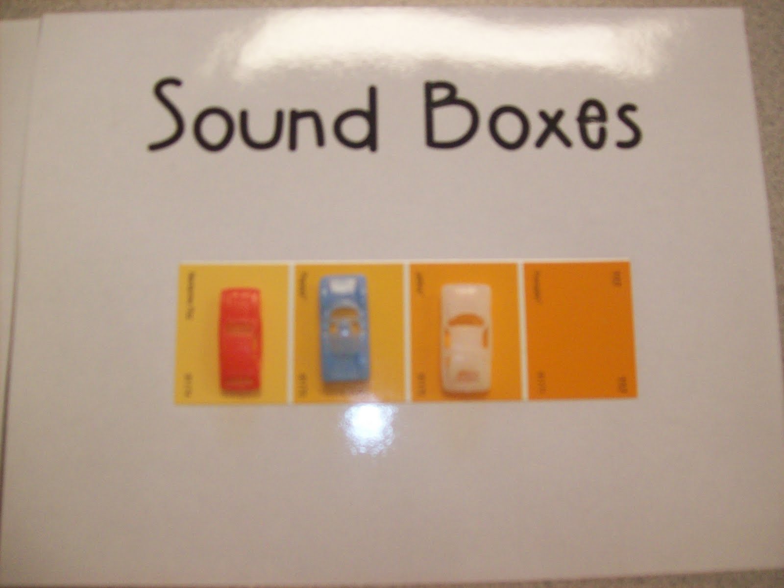 First Grader...at Last! Sound Boxes