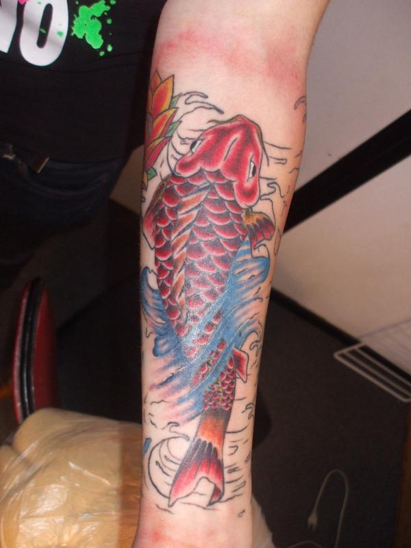 Posted in Japanese Koi Tattoo Style by designs