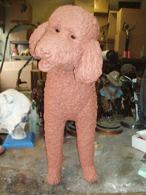 dog sculpture mold fabrication