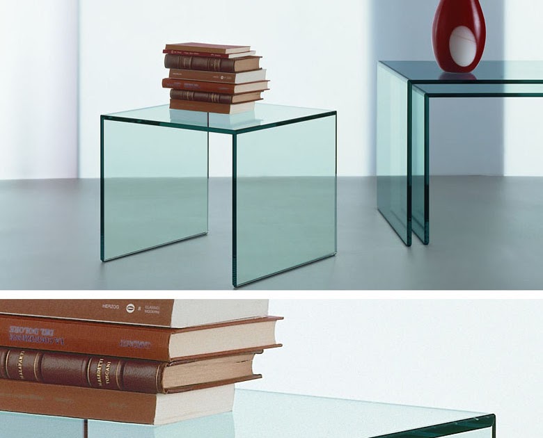 Modern Glass Nesting Tables modern design by