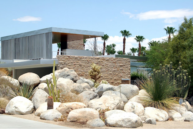 landscaping ideas mid century