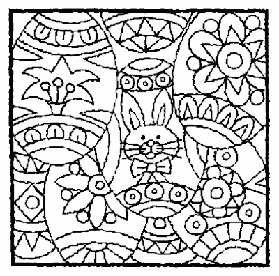 easter coloring sheet