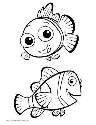 Nemo Coloring on Coloring Pages  Finding Nemo Coloring Pages