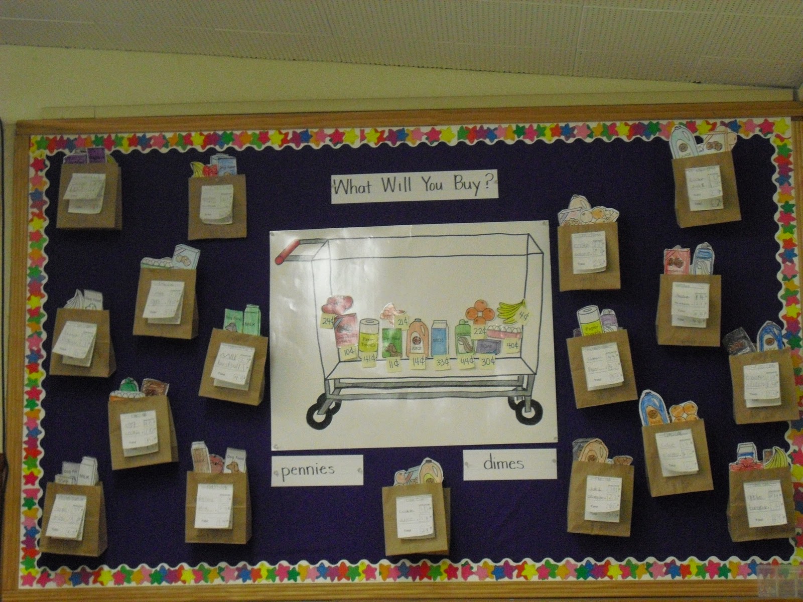 paper bag money bulletin board ProTeacher Community