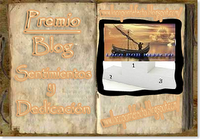Premio SENTIMIENTO Y DEDICACIÓN